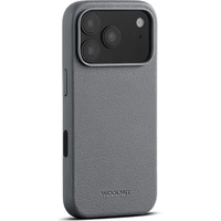 Woolnut MagSafe kožený kryt iPhone 17 Pro šedý - Pouzdra