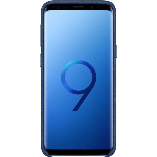 Samsung zadní kryt z kůže Alcantara Samsung Galaxy S9 modré - Pouzdra - Obrázek 9UVO000101