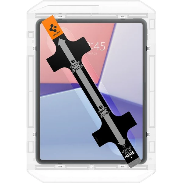 Spigen Glass tR EZ Fit tvrzené sklo iPad Air 13" (2024/2025/2026) - Ochranné folie a skla - Obrázek 9V76000N01