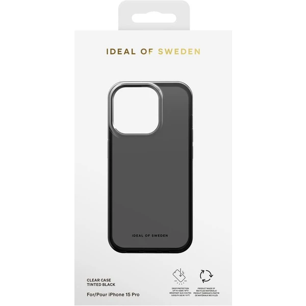 iDeal Of Sweden Clear zadní kryt iPhone 15 Pro černý - Pouzdra - Obrázek 9V80000O01