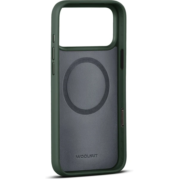 Woolnut MagSafe kožený kryt iPhone 17 Pro Max tmavě zelený - Pouzdra - Obrázek 9VLH000K01