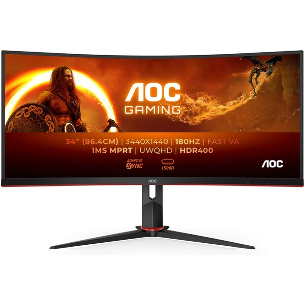 AOC CU34G2XP/BK Černá