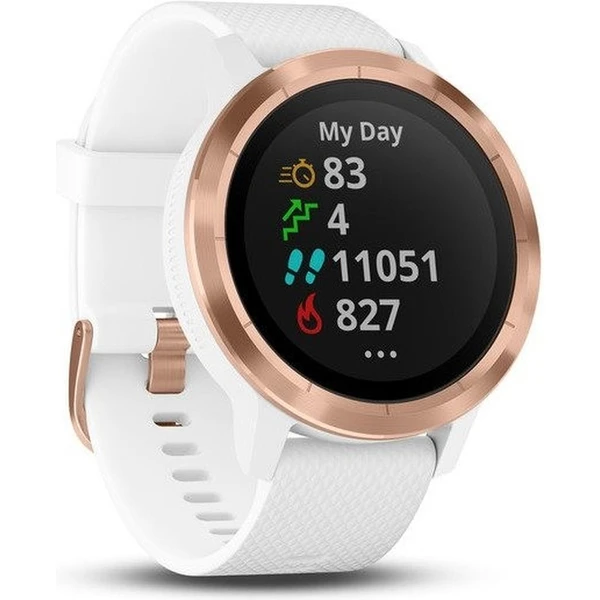 Garmin vívoActive3 Optic chytré hodinky řůžově zlaté/bílý pásek - Chytré hodinky - Obrázek 9WRS000101