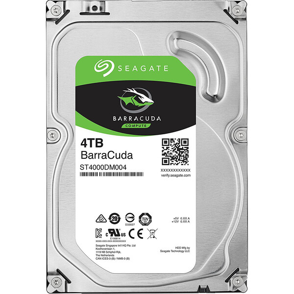 Seagate BarraCuda, 3,5" 4TB ST4000DM004