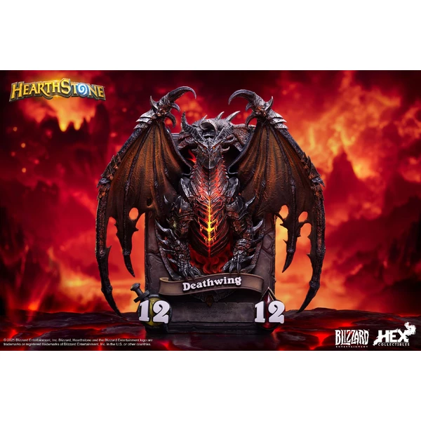 Soška HEX Collectibles Blizzard: Hearthstone - Deathwing 3D Art Frame - Sochy a sošky - Obrázek 9XWF000K01