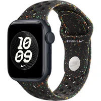 Apple Watch 41/40/38mm Midnight Black sportovní řemínek Nike M/L - Řemínky