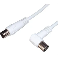 PremiumCord IEC/IEC anténní kabel 3m bílý - Kabely a redukce