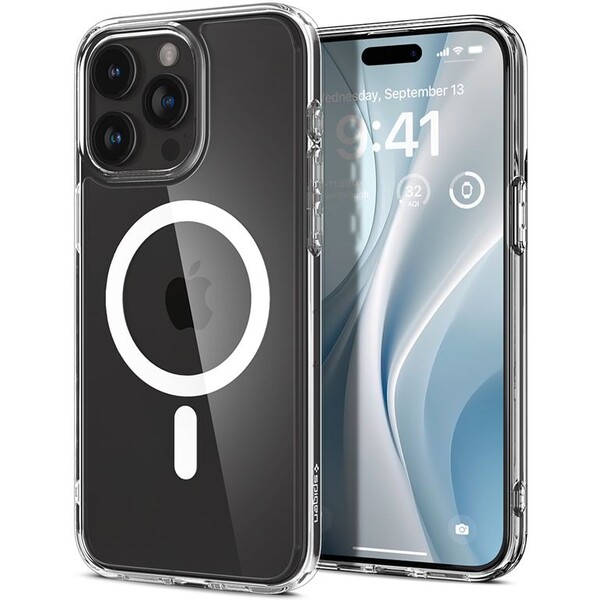 Spigen Ultra Hybrid MagFit kryt iPhone 15 Pro bílý