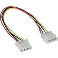 PremiumCord prodlužovací napájecí kabel 5,25" molex 37cm - Kabely a redukce