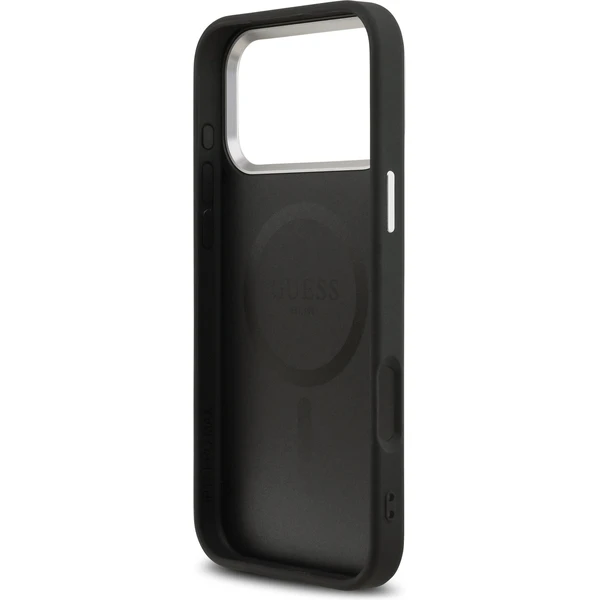 Guess PU Leather Triangle Logo MagSafe kryt iPhone 17 Pro Max černý - Pouzdra - Obrázek 9a28f0ad5a2e4c6cb85b0e901d9d222e