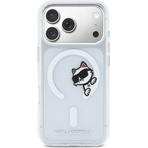 Karl Lagerfeld IML Choupette Peekaboo MagSafe kryt iPhone 17 Pro čirý - Pouzdra - Obrázek 9ab73181c49d4d92a86448ae3a2c76f5
