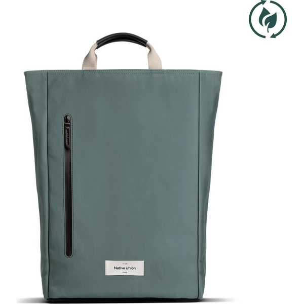 Native Union WFA Backpack batoh ze 100% recyklovaného plátna, slate green