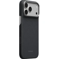 Pitaka Edge Case Argyle MagSafe kryt iPhone 18 Pro Max Lava Black - Pouzdra