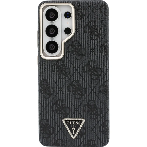 Guess PU Leather 4G Strass Triangle Logo Gold Frame Magnetic kryt Samsung Galaxy S26 Ultra šedý - Pouzdra - Obrázek 9ad5267d6ccd4b8a82047ff4e095793f