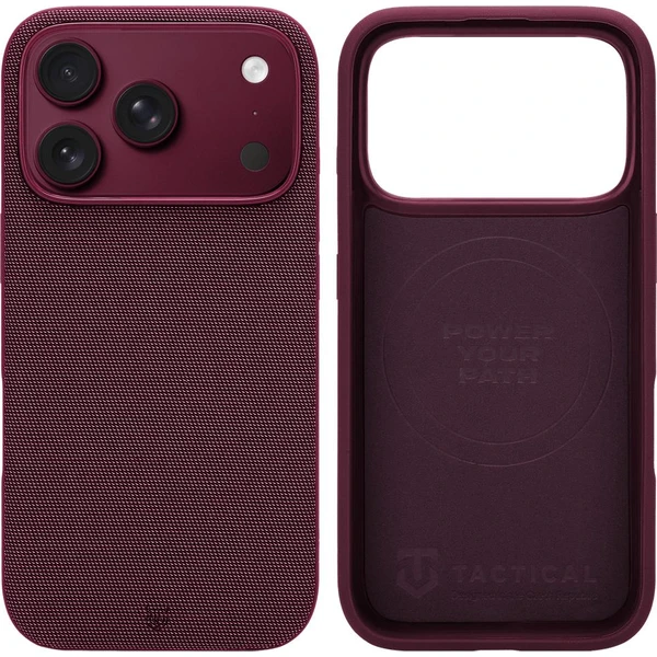 Tactical MagForce WEARe MagSafe kryt Apple iPhone 17 Pro/18 Pro Burgundy - Pouzdra - Obrázek 9aec8e0e847b46148086e8d676b3a8aa