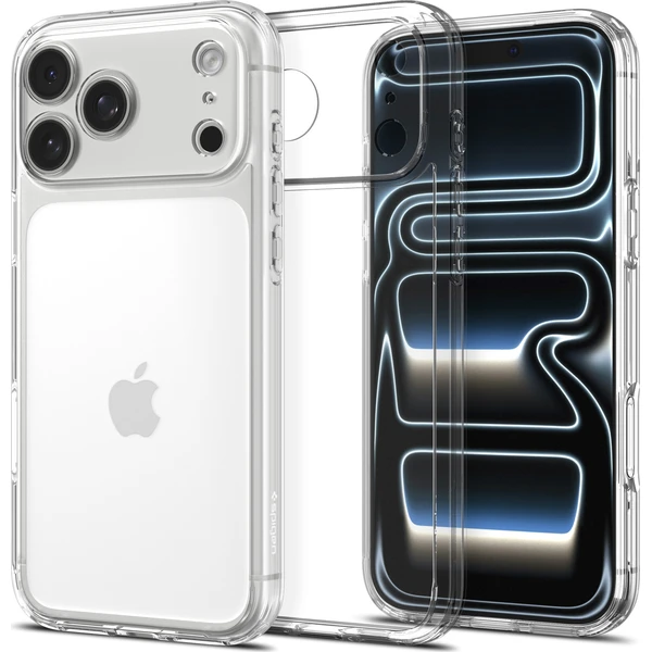 Spigen Ultra Hybrid kryt iPhone 18 Pro/17 Pro crystal clear