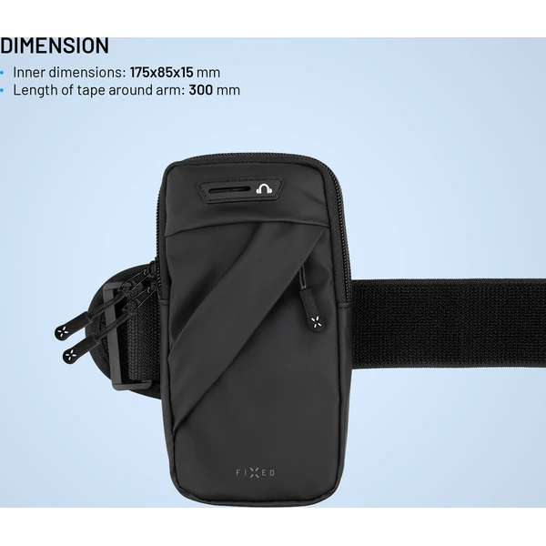 FIXED Armbag sportovní pouzdro na ruku pro smartphony až 7" černé - Pouzdra - Obrázek 9af95172c6cb4fb2acc10ed15e9ca9f9