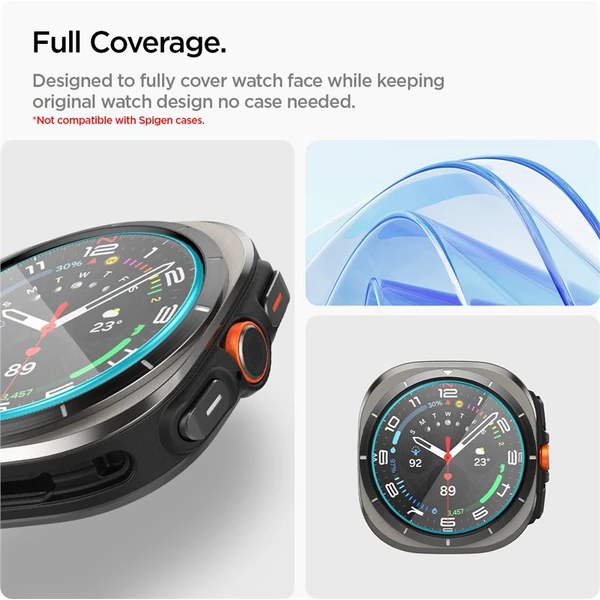 Spigen Glass tR EZ Fit sklo Samsung Galaxy Watch Ultra čiré (2 ks) - Ochranné folie a skla - Obrázek 9afd466d7df140c8b441235edc99c468