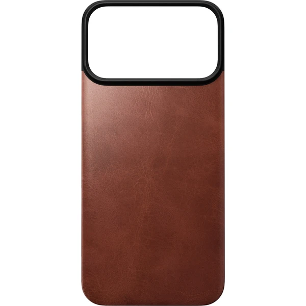 Nomad Magnetic Leather Back (Horween) MagSafe kožený kryt iPhone 18 Pro Max Olde Dublin - Pouzdra - Obrázek 9b30bf93adf24729b568c6890dc8d281