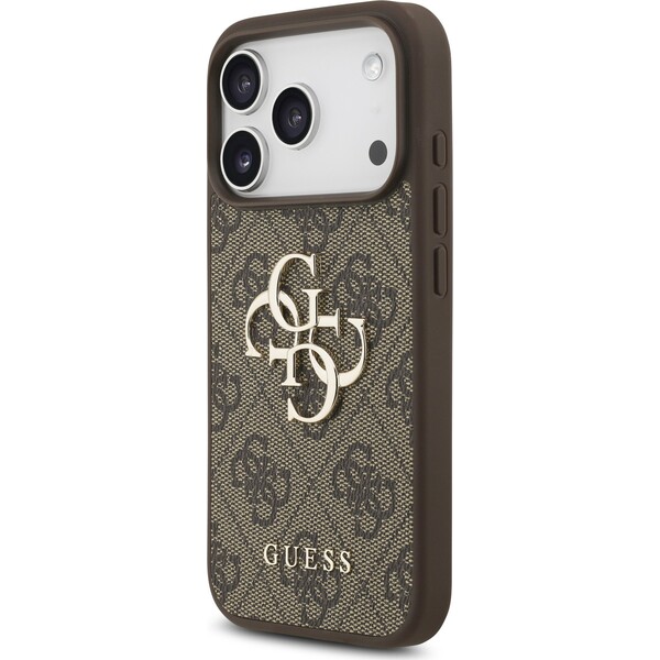 Guess PU 4G Metal Logo kryt iPhone 17 Pro hnědý - Pouzdra - Obrázek 9b355a95ed0f428aab7cf203114097f7