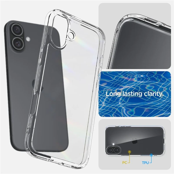Spigen Ultra Hybrid kryt iPhone 16 Plus crystal clear - Pouzdra - Obrázek 9b9524a564ec4f0db770b88fb1c5d4b2