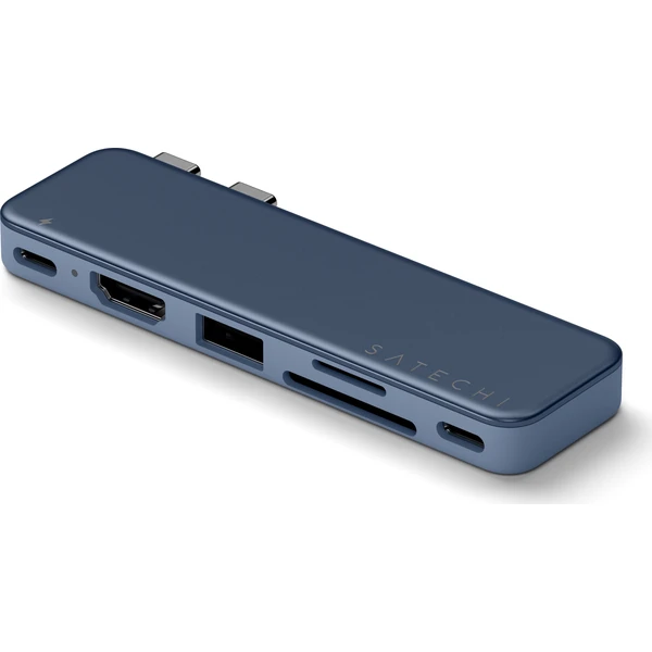 Satechi USB-C Snap Hub (MacBook Neo) indigově modrý - USB huby - Obrázek 9b978611337e4947bcb7fdcaf9f93cb9