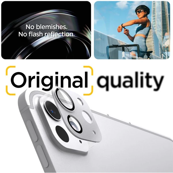 Spigen Glass tR EZ Fit Optik Metal sklo na fotoaparát iPad Pro 13" 2025/ iPad Pro 11" 2025 stříbrné - Ochranné folie a skla - Obrázek 9bc85c0688ea4f2e89ab07e412a9d06a