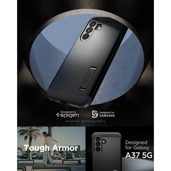 Spigen Tough Armor kryt Samsung Galaxy A37 5G black - Pouzdra - Obrázek 9bd2d610de7c4babb038d2801fd41190