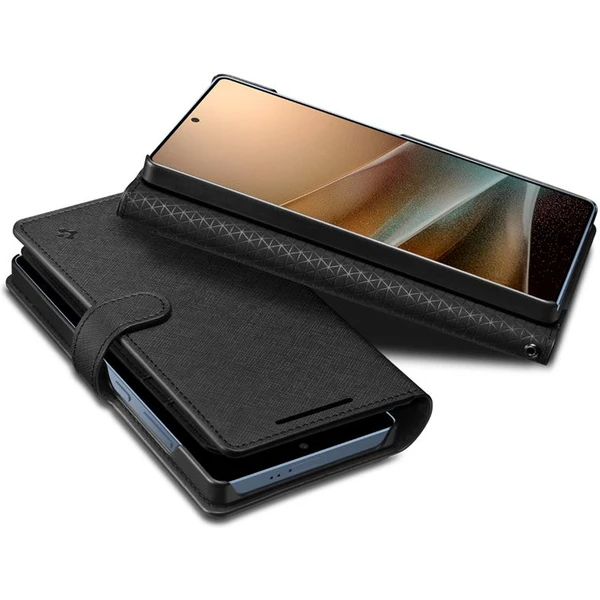 Spigen Wallet S pouzdro Samsung Galaxy S25 Ultra černé - Pouzdra - Obrázek 9bdd9c50078f4a47b84fe622f974cc83