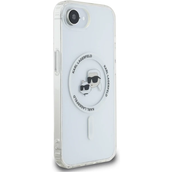 Karl Lagerfeld IML K&CH Heads Metal Frame MagSafe kryt iPhone 17e/16e čirý - Pouzdra - Obrázek 9be5d778f47c467c84857bc4eb9b6a73