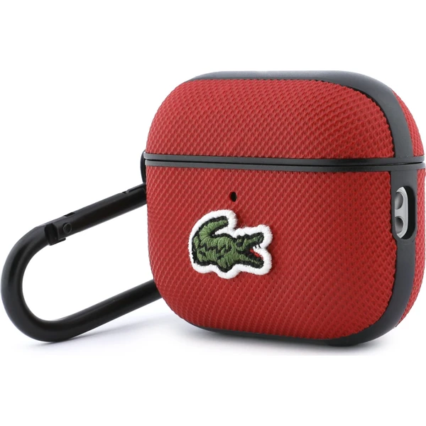 Lacoste Petit Pique Croc Logo Patch Pouzdro pro AirPods Pro 3 červené - Pouzdra - Obrázek 9bf29fe088fa47059a12c7593b5f0eaa