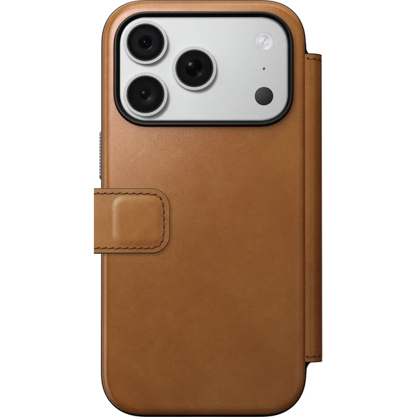 Nomad Modern Leather Folio MagSafe kožené pouzdro iPhone 17 Pro/18 Pro English Tan - Pouzdra - Obrázek 9c065b7fc4fd4cc898430e928faa1c14