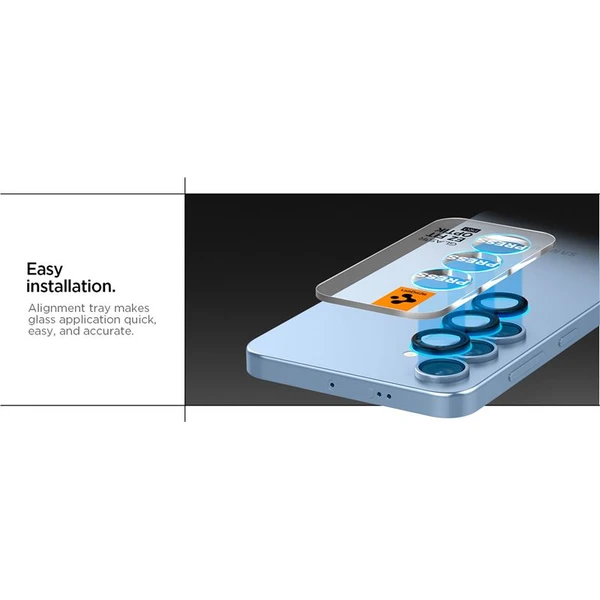 Spigen Glass tR EZ Fit Optik Pro HD skla na fotoaparát Samsung Galaxy S25+ černá (2 ks) - Ochranné folie a skla - Obrázek 9c0c01717e5047599e3cdfb5d5c6a0ae