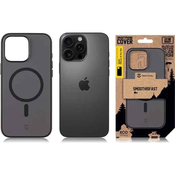 Tactical MagForce SmoothIsFast kryt Apple iPhone 16 Pro Max černý - Pouzdra - Obrázek 9c3f41822b90483e90481f5991632bf1