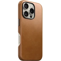 Nomad Traditional Leather Case MagSafe kryt iPhone 16 Pro English Tan-C - Pouzdra