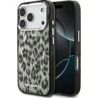 Karl Lagerfeld IML Leopard MagSafe kryt iPhone 17 Pro hnědý - Pouzdra