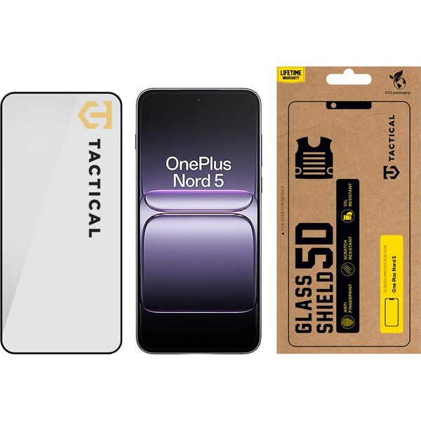 Tactical Glass Shield 5D sklo pro OnePlus Nord 5 černé - Ochranné folie a skla - Obrázek 9cee208305b94526a15574f7dee677e6