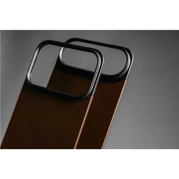 Nomad Magnetic Leather Back (Horween) Magsafe kožený kryt iPhone 17 Pro Max Black - Pouzdra - Obrázek 9cef0a82e1db4289b329f4cbfa97aab6