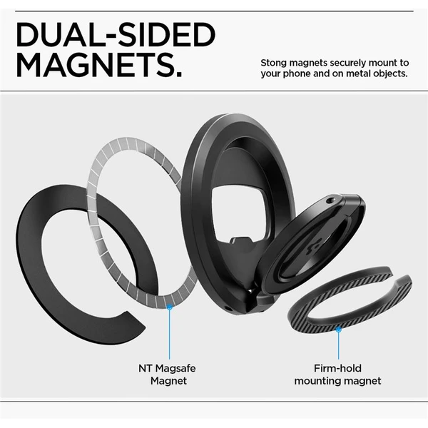 Spigen O-Mag Magnetic Phone Holder MagSafe stojánek černý - Stojánky - Obrázek 9d5f0f36f9f64f13a5c6068cd65fb924