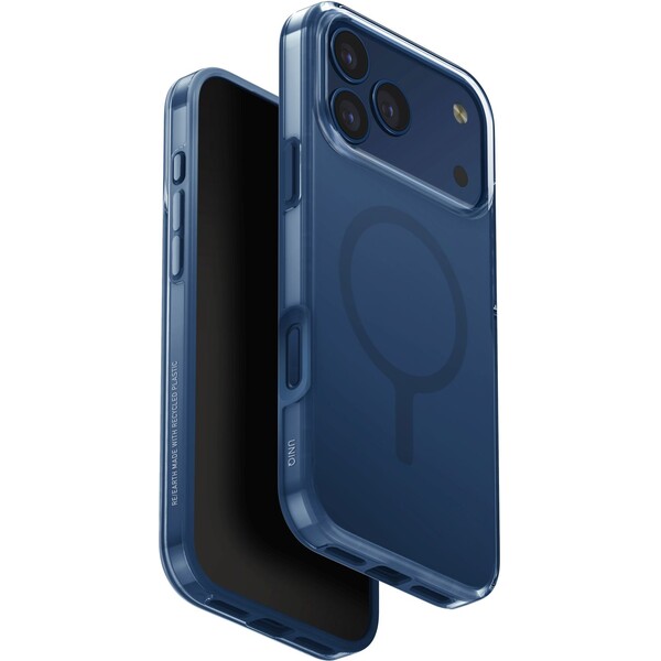 UNIQ MagClick Clario MagSafe kryt iPhone 17 Pro Max Royal Blue