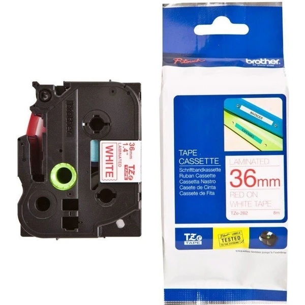 Brother TZe-262 páska červená na bílém 36 mm - Pásky pro štítkovače - Obrázek 9d6b44b4204b4644a21baa28de95557b