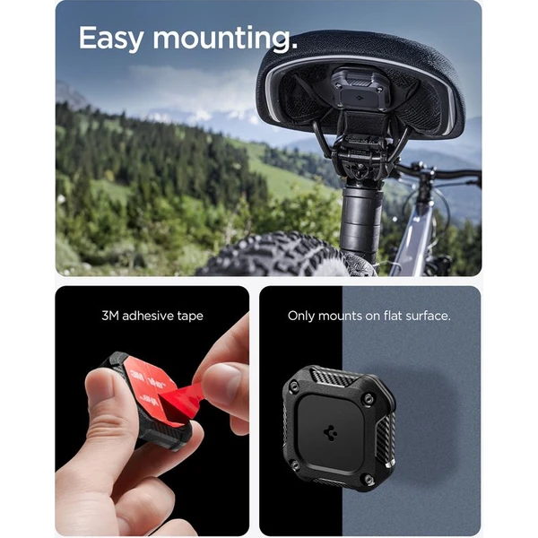 Spigen Tough Armor IP67 voděodolné pouzdro pro Apple AirTag black (4 ks) - Pouzdra - Obrázek 9d7ea890beb249a28d4fa60b1b870696
