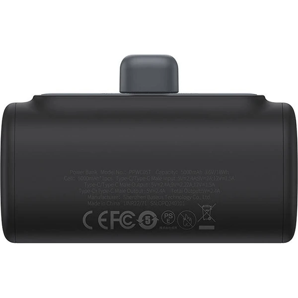 Baseus Power banka 5000mAh 20W USB-C černá - Powerbanky - Obrázek 9ddc38fb1a3546fd992ce9372d80a107
