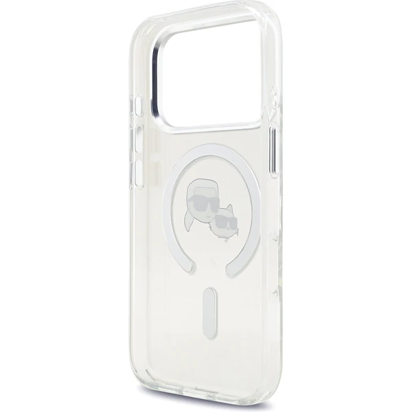Karl Lagerfeld IML K&CH Heads Metal Frame MagSafe kryt iPhone 17 Pro čirý - Pouzdra - Obrázek 9df4e3d82cbb44eebc06df9426154495
