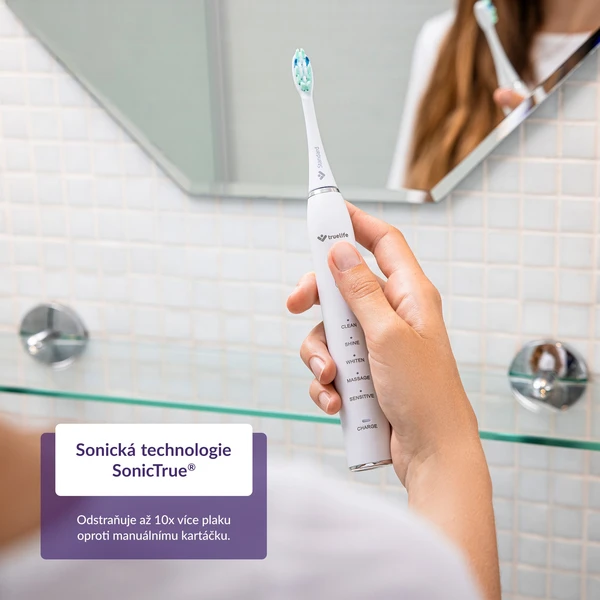 TrueLife SonicBrush Clean30 Duo sonický kartáček bílý/černý - Zubní kartáčky - Obrázek 9e017f2c3b3e46359a660f5fc2821f75