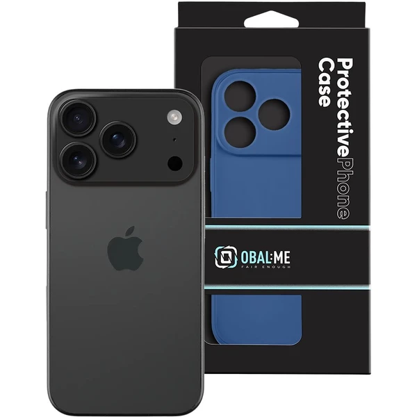 OBAL:ME Matte TPU kryt Apple iPhone 17 Pro modrý - Pouzdra - Obrázek 9e3de0d33ae743dabbcb157c520b977a