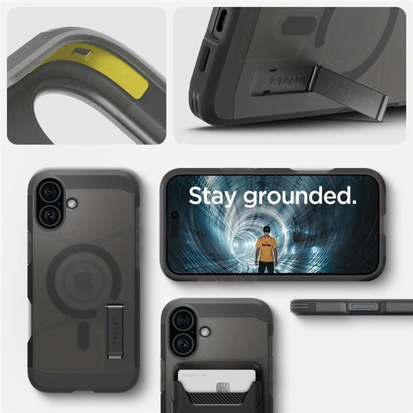 Spigen Tough Armor MagSafe kryt iPhone 16 frost black - Pouzdra - Obrázek 9e43f5e0afbb4c3cb695522a9bbf6062