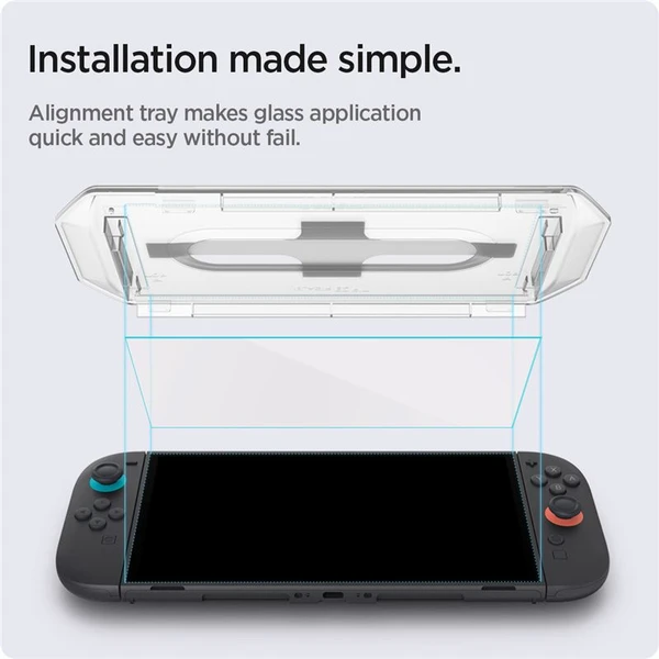 Spigen Glass tR EZ Fit 2 Pack tvrzené sklo Nintendo Switch 2 (2 ks) - Ochranné folie a skla - Obrázek 9e4eb6e649064d418dbe9308a98753d8