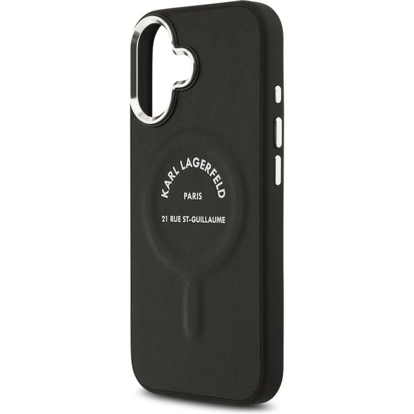 Karl Lagerfeld PU RSG Logo MagSafe kryt iPhone 17 černý - Pouzdra - Obrázek 9e55fa2bb0224654a3875075c33d3c14