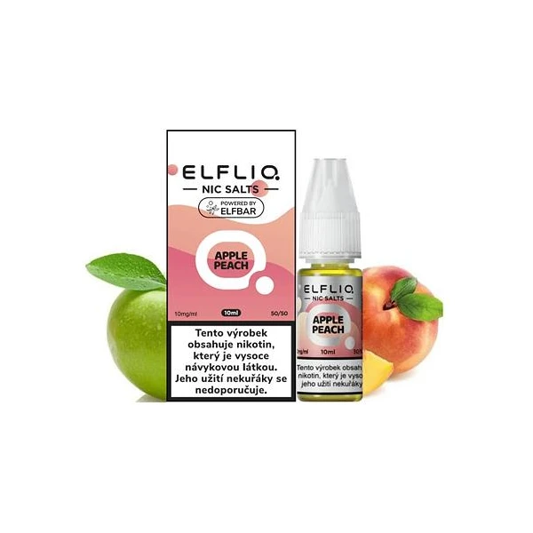 Elfliq Salt Jablko s broskví 10ml (20mg) - E-liquidy - Obrázek 9e6c0bce7e8049889f860dac225d2794